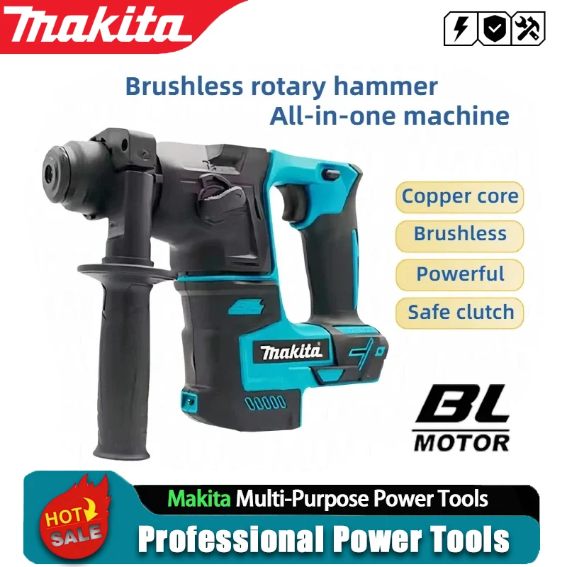Power Tools Jack Hammer - Makita Brushless Hammer Cordless Electric Hammer
