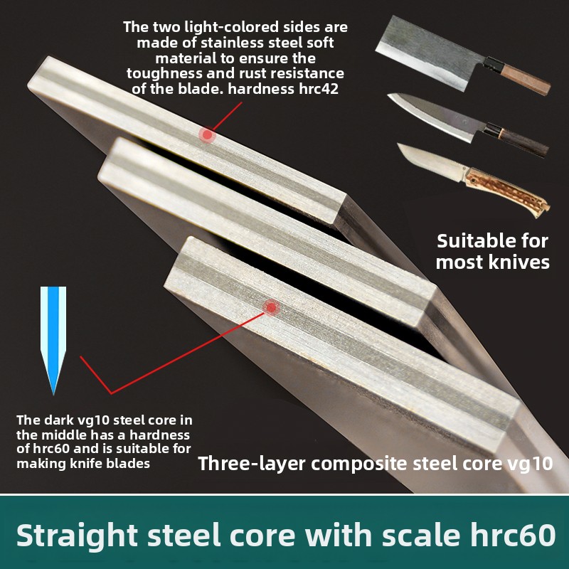 Power Tools That Are Green - VG10 Clamp Steel Plate Three-layer Composite