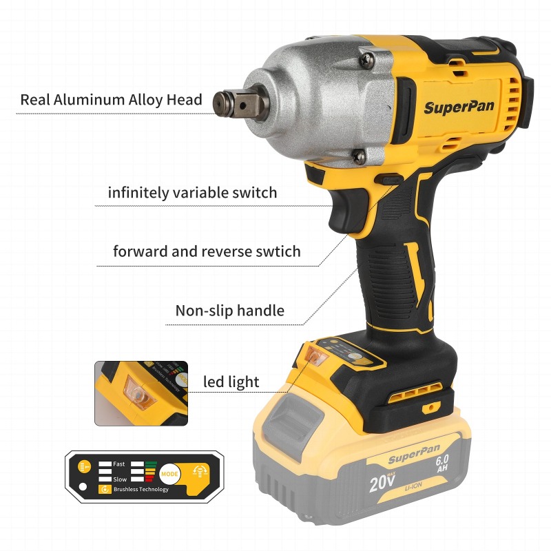 Brushless Cordless Impact Wren - огляд і ціна Power Tools Construction