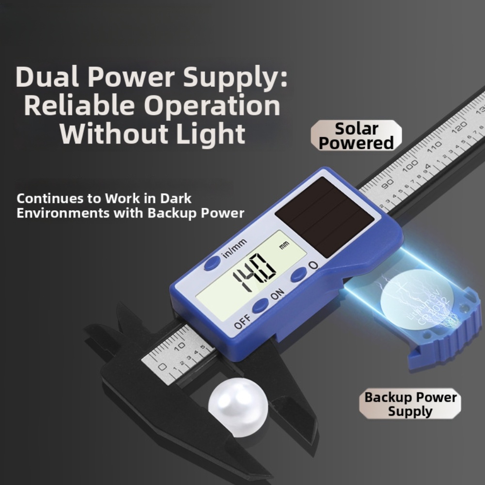 1pc Solar Powered Digital Vern - огляд і ціна Power Tools And Engineering