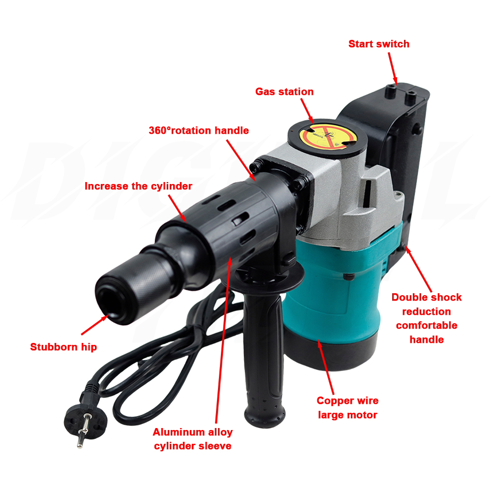 1200W Heavy Duty Electric Hamm - огляд і ціна Power Tools Construction