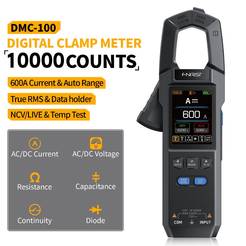 FNIRSI DMC-100 DC AC Current C - огляд і ціна Power Tools Software