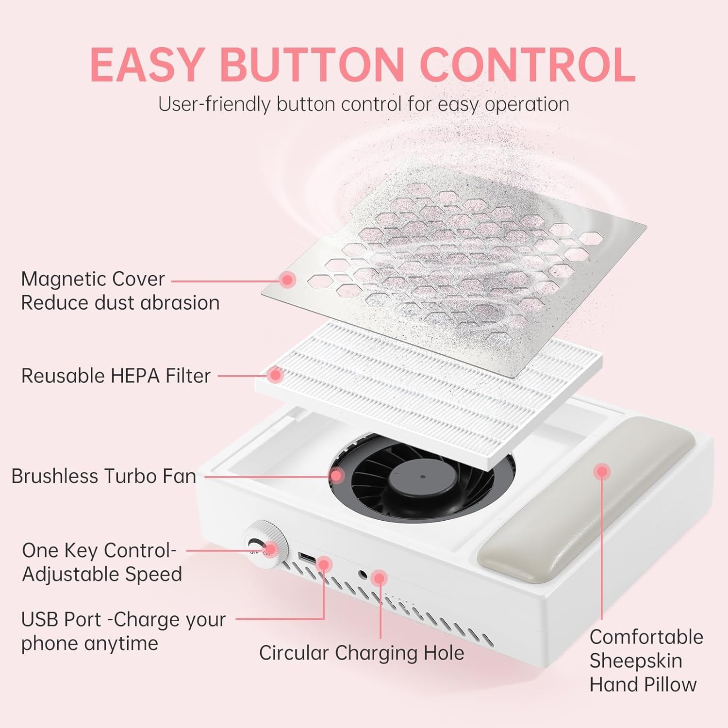 Popular Nail Dust Collector, S - огляд і ціна Power Tools You Must Have