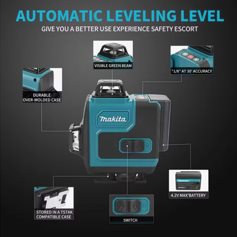 Makita High Precision Green La - огляд і ціна Power Tools That Are Green